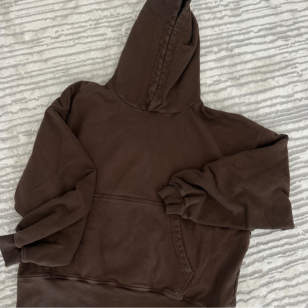 Daily Drills Dark Brown Hoodie